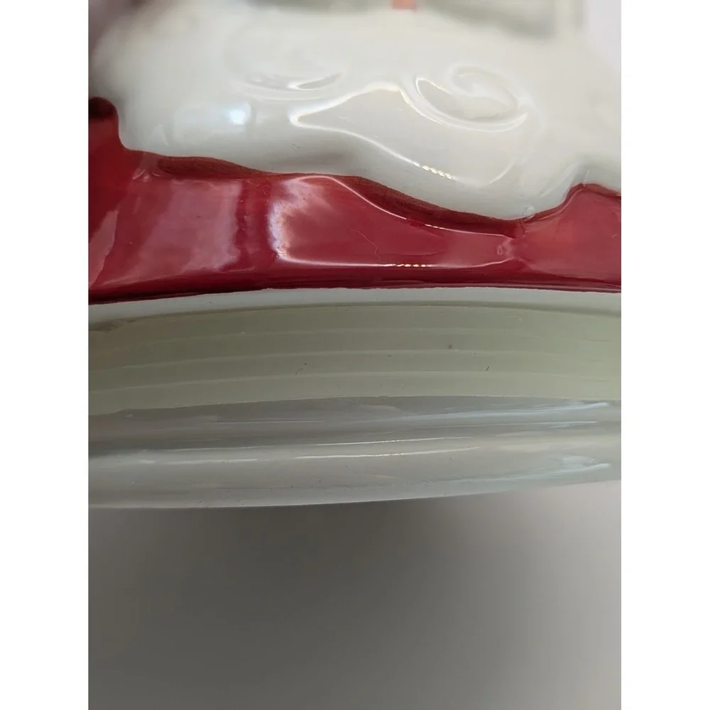 Johanna Parker Carnival Cottage SANTA CLAUS Cookie Jar.